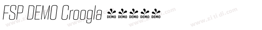 FSP DEMO Croogla 4字体转换 FSP DEMO Croogla 4字体转换